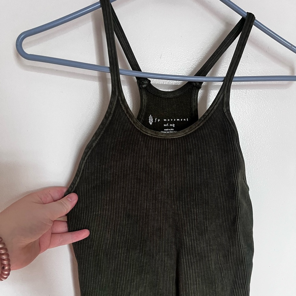 FREE PEOPLE Happiness Runs High Neck Jumpsuit M/L - Picture 2 of 5